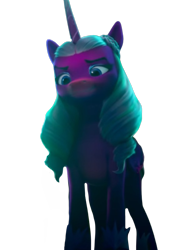 Size: 600x800 | Tagged: safe, edit, edited screencap, editor:dracoawesomeness, screencap, opaline arcana, alicorn, pony, g5, my little pony: make your mark, my little pony: make your mark chapter 1, spoiler:my little pony: make your mark, background removed, female, simple background, solo, transparent background