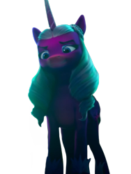 Size: 600x800 | Tagged: safe, edit, edited screencap, editor:dracoawesomeness, screencap, opaline arcana, alicorn, pony, g5, make your mark, my little pony: make your mark, spoiler:my little pony: make your mark, background removed, female, simple background, solo, transparent background