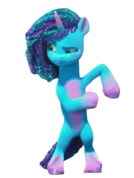 Size: 600x800 | Tagged: safe, edit, edited screencap, editor:dracoawesomeness, screencap, misty brightdawn, pony, unicorn, g5, izzy does it, my little pony: make your mark, my little pony: make your mark chapter 2, spoiler:g5, spoiler:my little pony: make your mark, spoiler:my little pony: make your mark chapter 2, spoiler:mymc02e01, background removed, bipedal, female, not a vector, simple background, solo, transparent background
