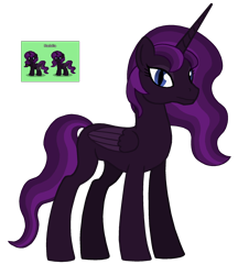 Size: 1400x1619 | Tagged: safe, artist:lonewolf3878, oc, oc only, oc:nadalia, alicorn, pony, ashes town, fallout equestria, alicorn oc, artificial alicorn, female, horn, pixel art, purple alicorn (fo:e), simple background, slit pupils, solo, sprite, transparent background, wings