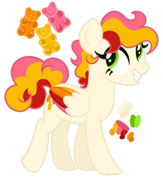 Size: 721x783 | Tagged: safe, artist:monochrome-sunsets, oc, pegasus, pony, g4, colored wings, female, mare, multicolored wings, simple background, solo, transparent background, wings