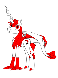 Size: 3024x4032 | Tagged: safe, artist:epicgamer10075, derpibooru exclusive, oc, oc only, oc:faustichimera, oc:fausticorn, alicorn, changeling, changeling queen, dragon, griffon, half-siren, hybrid, kirin, pony, 2024 community collab, derpibooru community collaboration, claws, concave belly, female, high res, horn, hybrid oc, looking at you, simple background, slender, solo, tail, thin, transparent background, wings