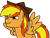 Size: 731x560 | Tagged: safe, artist:noi kincade, oc, oc only, oc:firey ratchet, pegasus, pony, g4, fedora, hat, male, simple background, smiling, solo, stallion, transparent background