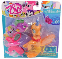 Size: 423x406 | Tagged: safe, applejack, fluttershy, pinkie pie, princess celestia, rainbow dash, rarity, spike, twilight sparkle, alicorn, earth pony, fish, pegasus, pony, puffer fish, sea pony, seapony (g4), unicorn, g4, ages 3+, bootleg, comb, female, fin wings, fins, jewelry, lovely colt, mane six, mirror, necklace, not applejack, seaponified, stolen fanart, wall eyed, wings