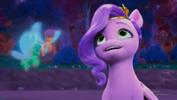 Size: 1440x810 | Tagged: safe, screencap, pipp petals, breezie, pegasus, pony, family trees, g5, my little pony: make your mark, my little pony: make your mark chapter 5, spoiler:g5, activate windows, female, mare