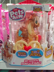 Size: 3000x4000 | Tagged: safe, applejack, horse, g4, irl, mane, not applejack, pets alive, photo, pony reference, toy