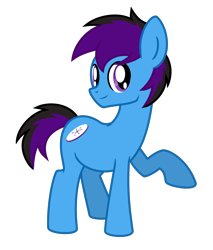 Size: 1616x1899 | Tagged: safe, artist:banquo0, oc, oc only, oc:banquo, earth pony, pony, 2024 community collab, derpibooru community collaboration, male, raised hoof, simple background, solo, stallion, transparent background
