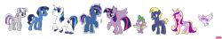 Size: 3365x588 | Tagged: safe, artist:batmuties, artist:selenaede, night light, princess cadance, princess flurry heart, shining armor, spike, star tracker, twilight sparkle, twilight velvet, oc, oc:sirius sigel, alicorn, earth pony, pony, unicorn, g4, adoptive siblings, baby, baby pony, base used, colt, family, father and child, father and daughter, father and son, female, filly, foal, grandfather and grandchild, grandfather and granddaughter, grandmother and grandchild, grandmother and granddaughter, group, male, mare, mother and child, mother and daughter, mother and son, offspring, parent:night light, parent:twilight velvet, parents:nightvelvet, simple background, sparkle family, stallion, teenager, transparent background, twilight sparkle (alicorn)