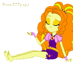 Size: 1200x1053 | Tagged: safe, artist:paco777yuyu, adagio dazzle, human, equestria girls, g4, animated, barefoot, feet, female, fetish, foot fetish, foot focus, foot worship, gif, signature, simple background, sitting, soles, solo, transparent background, wiggle, wiggling toes