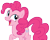 Size: 9907x7827 | Tagged: safe, artist:andoanimalia, pinkie pie, earth pony, pony, g4, my little pony: friendship is magic, not asking for trouble, cute, diapinkes, female, mare, open mouth, pinkie pie is best facemaker, simple background, solo, transparent background, vector