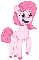 Size: 919x1390 | Tagged: safe, artist:muhammad yunus, oc, oc only, oc:annisa trihapsari, earth pony, pony, g5, my little pony: tell your tale, base used, female, mare, open mouth, simple background, solo, transparent background