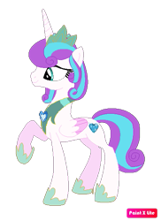Size: 425x585 | Tagged: safe, artist:batmuties, princess flurry heart, alicorn, pony, g4, base used, concave belly, female, mare, older, older flurry heart, raised hoof, simple background, slender, solo, thin, transparent background
