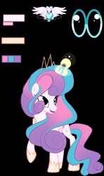 Size: 818x1380 | Tagged: safe, artist:mythicalsentrymlp, princess flurry heart, alicorn, pony, g4, base used, black background, concave belly, female, mare, older, older flurry heart, raised hoof, simple background, slender, solo, thin, turned head