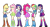 Size: 1425x764 | Tagged: safe, edit, edited screencap, editor:mrtoonlover83, screencap, applejack, fluttershy, pinkie pie, rainbow dash, rarity, twilight sparkle, human, equestria girls, g4, background removed, female, human coloration, humane five, humane six, not a vector, pale skin, simple background, transparent background