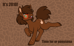 Size: 800x500 | Tagged: safe, artist:diurnalcritters, oc, oc only, earth pony, pony, female, glasses, mare, solo