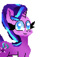 Size: 200x200 | Tagged: safe, artist:catkittgirlmeows, starlight glimmer, pony, unicorn, g4, female, simple background, solo, white background