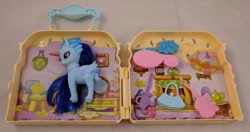 Size: 1024x539 | Tagged: safe, alicorn, pony, bootleg, brush, eyeshadow, female, glasses, hairclip, irl, lanyi, makeup, photo, playset, purse, toy