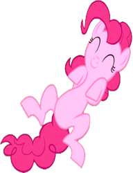 Size: 762x990 | Tagged: safe, edit, edited screencap, editor:mrtoonlover83, screencap, pinkie pie, earth pony, g4, background removed, eyes closed, female, lying down, not a vector, prone, simple background, smiling, solo, transparent background