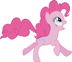 Size: 843x720 | Tagged: safe, edit, edited screencap, editor:homersimpson1983, screencap, pinkie pie, earth pony, pony, g4, background removed, female, not a vector, simple background, solo, transparent background, trotting