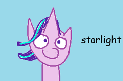 Size: 299x197 | Tagged: safe, artist:rook98, starlight glimmer, pony, unicorn, g4, looking at you, minimalist, quality, solo