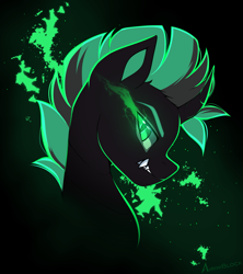 Size: 2979x3351 | Tagged: safe, artist:airiniblock, oc, oc only, changeling, bust, high res, icon