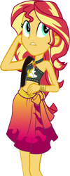 Size: 1003x2520 | Tagged: safe, edit, edited screencap, editor:mrtoonlover83, screencap, sunset shimmer, human, equestria girls, g4, background removed, belly, bikini, clothes, female, geode of empathy, magical geodes, midriff, not a vector, simple background, solo, swimsuit, transparent background