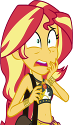 Size: 1476x2520 | Tagged: safe, edit, edited screencap, editor:mrtoonlover83, screencap, sunset shimmer, human, equestria girls, g4, background removed, belly, belly button, bikini, clothes, female, geode of empathy, magical geodes, midriff, not a vector, sarong, simple background, solo, swimsuit, transparent background