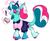 Size: 2048x1684 | Tagged: safe, artist:goatpaste, fizzy, pony, unicorn, g1, curved horn, horn, leonine tail, notepad, pen, simple background, solo, tail, unicorn beard, unshorn fetlocks, white background