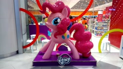 Size: 3840x2160 | Tagged: safe, pinkie pie, g4, high res, irl, my little pony logo, photo