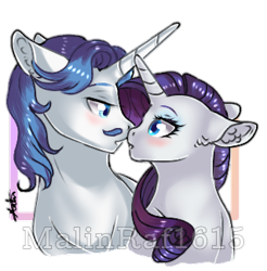 Size: 319x324 | Tagged: source needed, safe, artist:malinraf1615, fancypants, rarity, g4, female, male, ship:raripants, shipping, simple background, straight, transparent background
