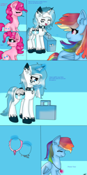 Size: 1000x2000 | Tagged: source needed, safe, artist:septicmelon, pinkie pie, rainbow dash, oc, comic:rainbow mare dash, g4, comic