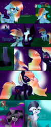 Size: 565x1414 | Tagged: source needed, safe, artist:septicmelon, rainbow dash, soarin', g4, female, male, nightmare rainbow dash, nightmarified, ship:soarindash, shipping, straight