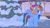 Size: 1920x1080 | Tagged: artist needed, source needed, safe, rainbow dash, scootaloo, pegasus, pony, g4, cute, cutealoo, dashabetes, duo, duo female, female, filly, foal, looking at each other, looking at someone, mare, scootaloo riding rainbow dash, scootalove, siblings, sisters, smiling, smiling at each other, snow, snowfall, spread wings, wings