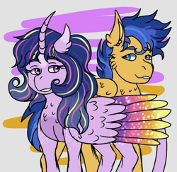 Size: 435x422 | Tagged: artist needed, source needed, safe, flash sentry, twilight sparkle, alicorn, pegasus, pony, g4, duo, female, male, mare, ship:flashlight, shipping, stallion, straight, twilight sparkle (alicorn)