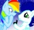 Size: 612x540 | Tagged: artist needed, source needed, safe, rainbow dash, soarin', pegasus, pony, g4, female, male, ship:soarindash, shipping, straight