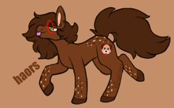 Size: 800x500 | Tagged: safe, artist:diurnalcritters, oc, earth pony, pony, female, glasses, mare, solo