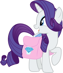 Size: 3000x3503 | Tagged: safe, artist:cloudy glow, rarity, pony, unicorn, g4, .ai available, female, high res, mare, open mouth, raised hoof, simple background, smiling, solo, transparent background, vector