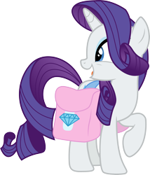 Size: 3000x3503 | Tagged: safe, artist:cloudy glow, rarity, pony, unicorn, g4, .ai available, cute, female, high res, mare, open mouth, raised hoof, raribetes, simple background, smiling, solo, transparent background, vector