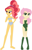 Size: 407x642 | Tagged: safe, artist:sturk-fontaine, oc, oc only, oc:briar apple, oc:scarlet dawn, half-siren, human, equestria girls, g4, bikini, clothes, dc comics, duo, duo female, female, interspecies offspring, leotard, magical lesbian spawn, not a diaper, offspring, parent:adagio dazzle, parent:applejack, parent:fluttershy, parent:sunset shimmer, parents:appleshy, parents:sunsagio, simple background, swimsuit, watch, white background