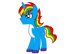 Size: 2048x1536 | Tagged: safe, artist:gregory-the-griffon, oc, oc only, oc:shield wing, alicorn, alicorn oc, horn, male, no eyelashes, simple background, smiling, solo, stallion, transparent background, vector, wings