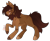 Size: 1697x1377 | Tagged: safe, artist:trashpanda czar, oc, oc only, oc:czar ski, hybrid, pony, blood, concave belly, gritted teeth, hybrid oc, male, simple background, solo, stripes, teeth, transparent background