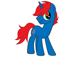 Size: 2048x1536 | Tagged: safe, artist:gregory-the-griffon, oc, oc only, oc:train track, pony, unicorn, g4, male, simple background, smiling, solo, stallion, transparent background, vector