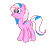 Size: 894x894 | Tagged: safe, artist:omegaridersangou, cotton candy (g3), g3, g4, female, g3 to g4, generation leap, simple background, solo, transparent background