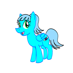 Size: 894x894 | Tagged: safe, artist:omegaridersangou, starbeam, pegasus, pony, g3, g4, cute, female, g3 adorabeam, g3 to g4, generation leap, mare, pegasus starbeam, race swap, simple background, solo, transparent background