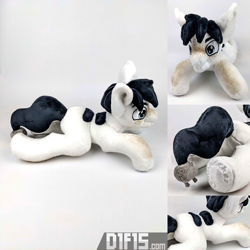 Size: 4000x4000 | Tagged: safe, artist:chillynachos, oc, oc:toasted bread, earth pony, pony, commission, commission open, irl, multiple views, photo, plushie