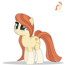 Size: 1278x1278 | Tagged: safe, artist:r4hucksake, oc, oc only, oc:frazzle, earth pony, pony, g4, blushing, female, mare, simple background, solo, transparent background