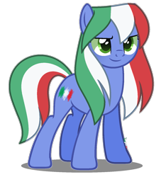 Size: 1229x1314 | Tagged: safe, artist:amicasecretuwu, oc, oc only, earth pony, pony, italy, nation ponies, ponified, simple background, solo, transparent background