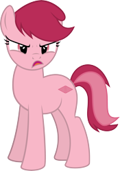 Size: 1917x2732 | Tagged: oc name needed, safe, artist:wissle, derpibooru exclusive, oc, oc only, unnamed oc, earth pony, pony, 2024 community collab, derpibooru community collaboration, g4, angry, female, mare, open mouth, simple background, solo, transparent background, vector