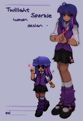 Size: 2718x3977 | Tagged: safe, artist:axitaint, twilight sparkle, human, g4, clothes, cute, cutie mark on clothes, female, gray background, hairclip, high res, humanized, peace sign, simple background, solo, twiabetes