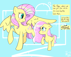 Size: 2500x2000 | Tagged: safe, artist:duckchip, fluttershy, oc, oc:silky shine, pegasus, pony, g4, abstract background, christmas, cute, daughter, duo, duo female, female, fluttermom, heart, heart eyes, high res, holiday, looking at each other, looking at someone, mother, mother and child, mother and daughter, offspring, parent:fluttershy, shyabetes, smiling, sparkles, spread wings, teary eyes, wingding eyes, wings